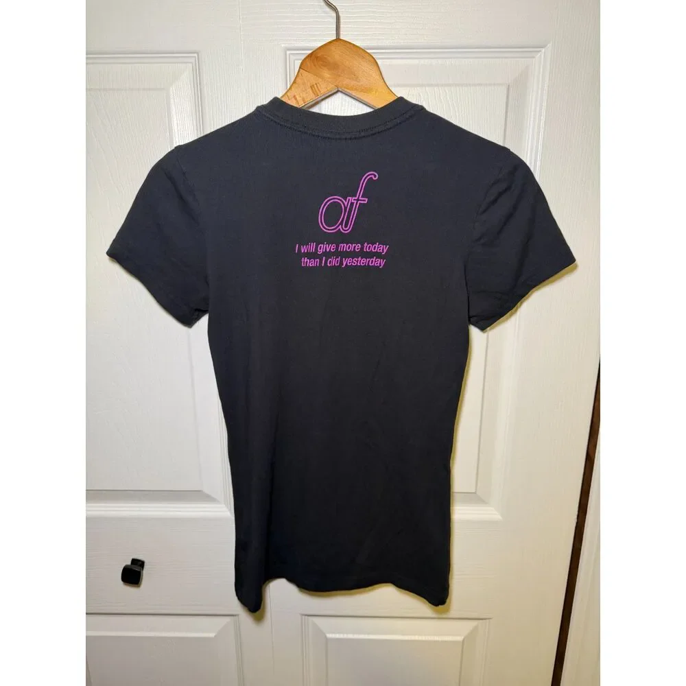Nike Dri-FIT Women's Black AF Graphic Athletic T-Shirt XS